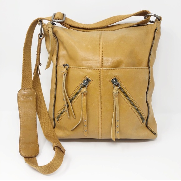 The Sak Handbags - The Sak Leather Yellow Crossbody Bag